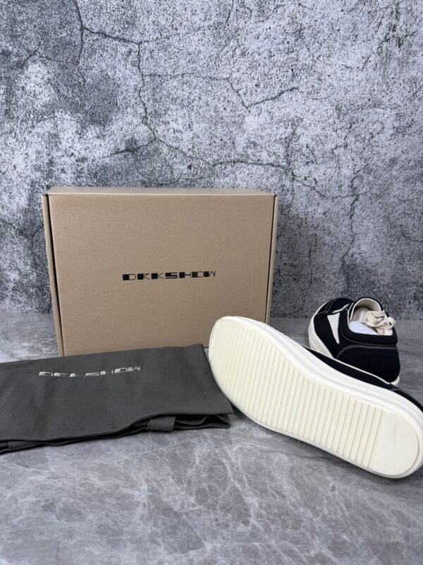 Rick Owens Wmns DRKSHDW Vintage Denim Low 'Black Milk'