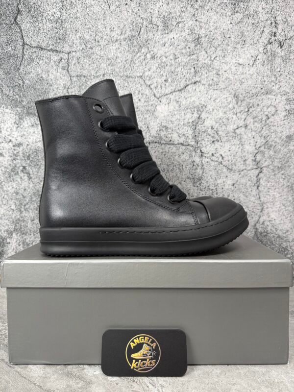 Rick Owens Lido Jumbo Laced Sneaker 'Black'