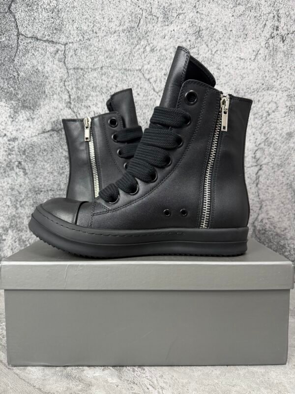 Rick Owens Lido Jumbo Laced Sneaker 'Black'