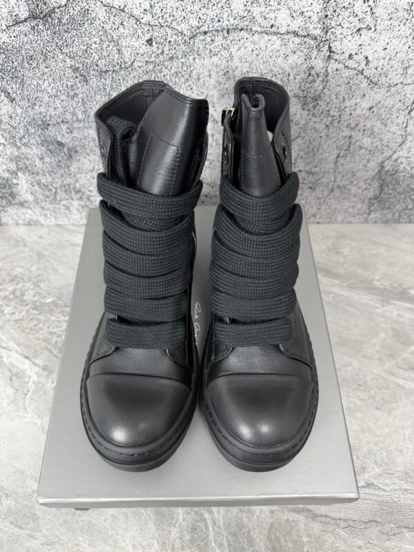 Rick Owens Lido Jumbo Laced Sneaker 'Black'