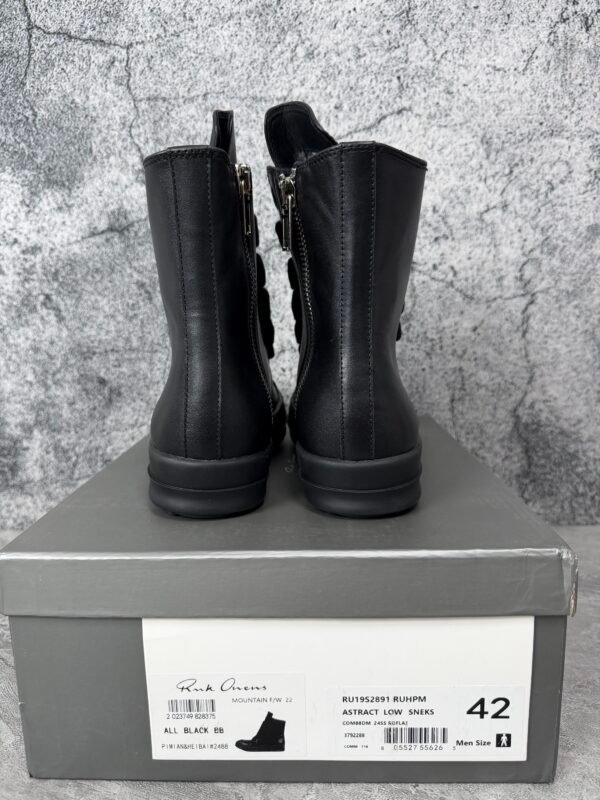 Rick Owens Lido Jumbo Laced Sneaker 'Black'