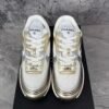 Chanel CC Logo Sneaker 'White Gold Silver'