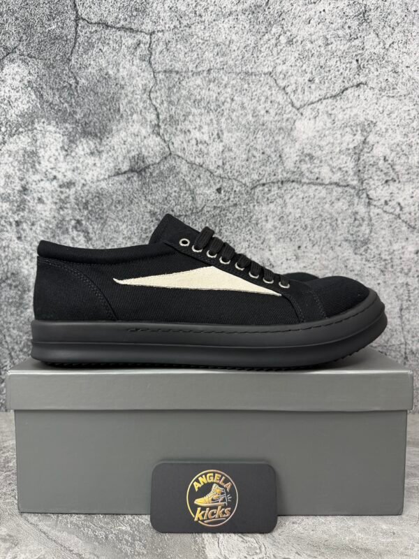 Rick Owens DRKSHDW Vintage Sneaker 'Black Milk'