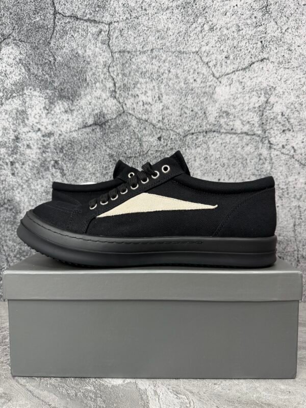 Rick Owens DRKSHDW Vintage Sneaker 'Black Milk'
