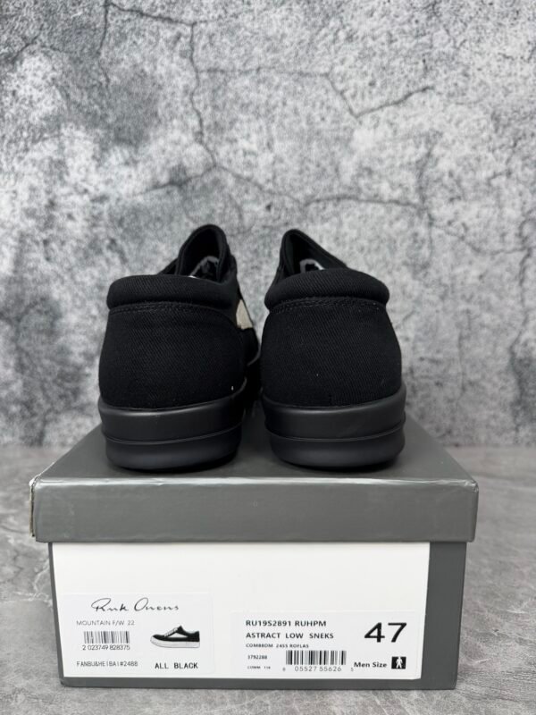 Rick Owens DRKSHDW Vintage Sneaker 'Black Milk'