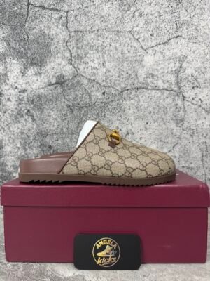 Gucci Wmns Horsebit Slipper 'GG Supreme - Beige'