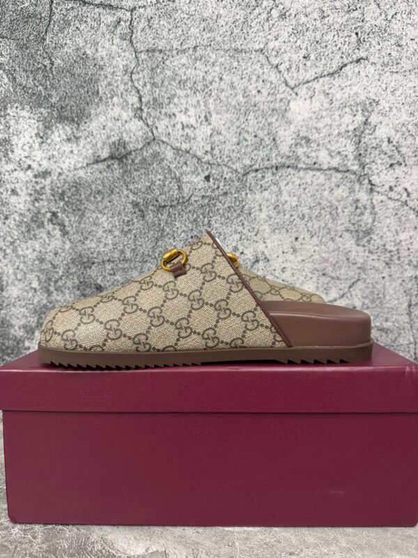 Gucci Wmns Horsebit Slipper 'GG Supreme - Beige'
