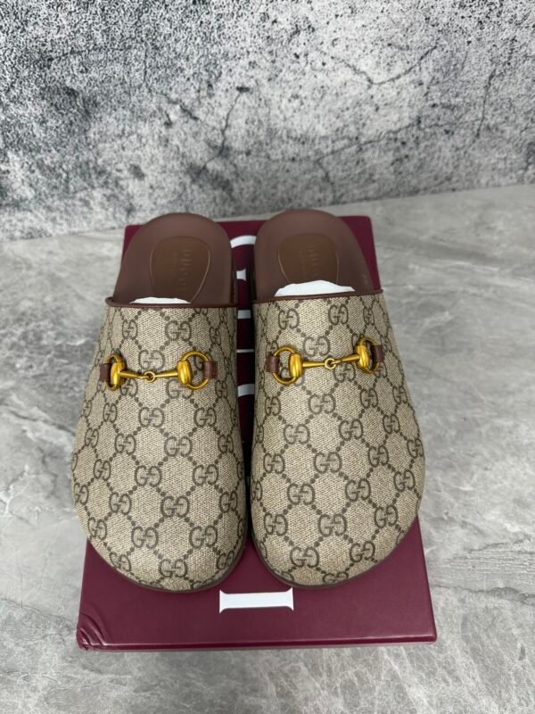 Gucci Wmns Horsebit Slipper 'GG Supreme - Beige'