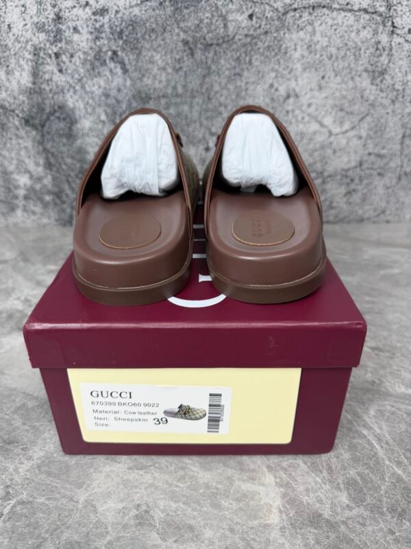 Gucci Wmns Horsebit Slipper 'GG Supreme - Beige'