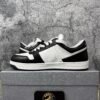 Prada Downtown Low Top Sneakers Leather White Black