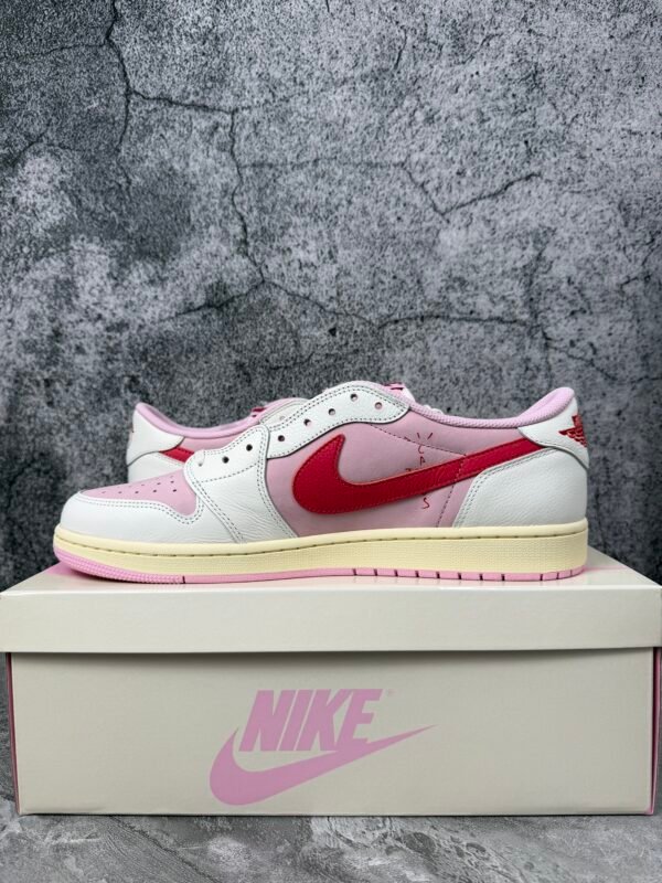 Jordan 1 Retro Low OG SP Travis Scott Sail Tropical Pink