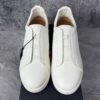 Zegna Deerskin Triple Stitch White