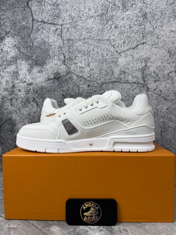 Louis Vuitton LV Trainer White Calf Leather