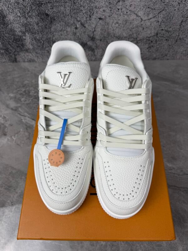 Louis Vuitton LV Trainer White Calf Leather