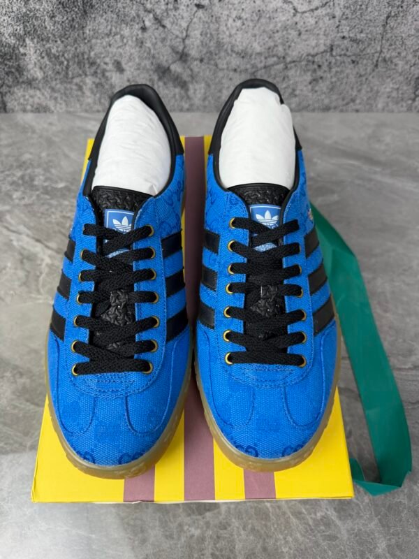 adidas x Gucci Gazelle Blue GG Monogram