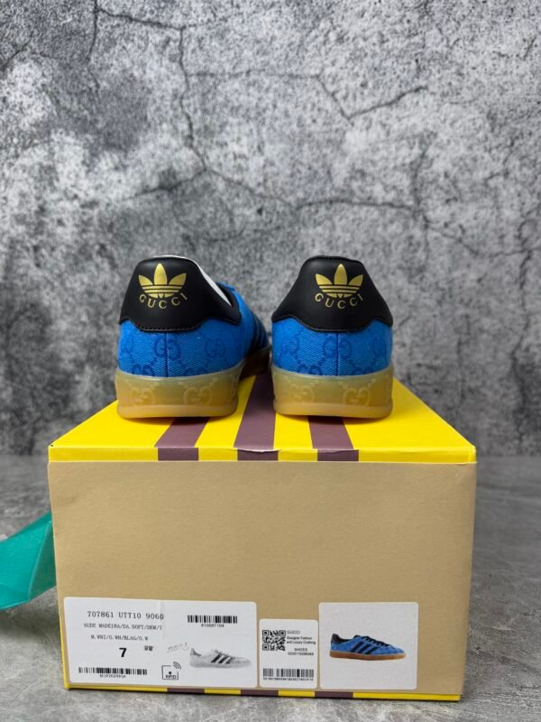 adidas x Gucci Gazelle Blue GG Monogram