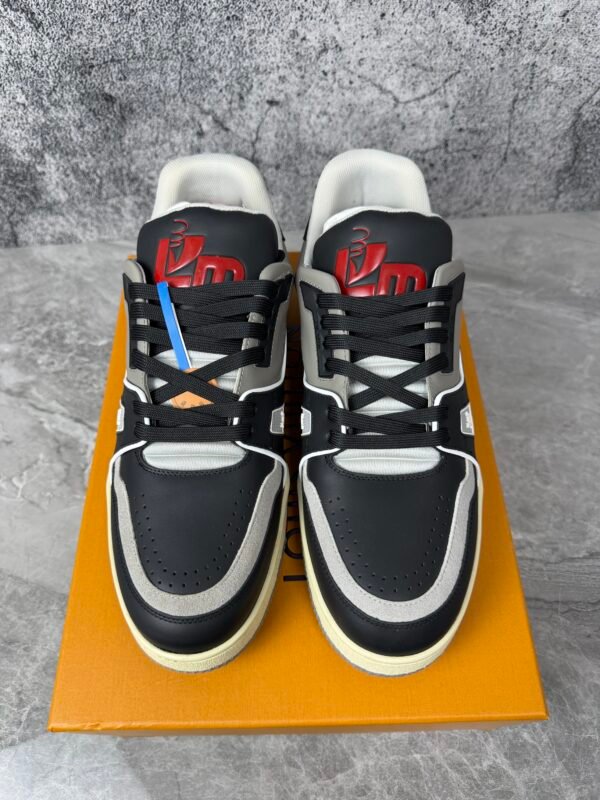 Louis Vuitton LV Trainer Sneaker Low Black Grey