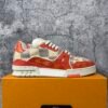 Louis Vuitton LV Trainer Damier White Orange