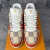 Louis Vuitton LV Trainer Damier White Orange