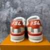 Louis Vuitton LV Trainer Damier White Orange