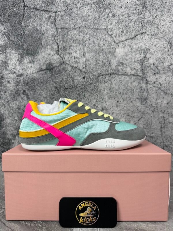 Miu Miu Gymnasium Sneaker 'Anise Fuchsia'