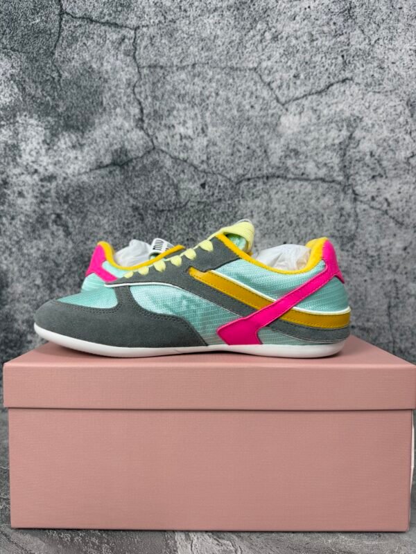 Miu Miu Gymnasium Sneaker 'Anise Fuchsia'