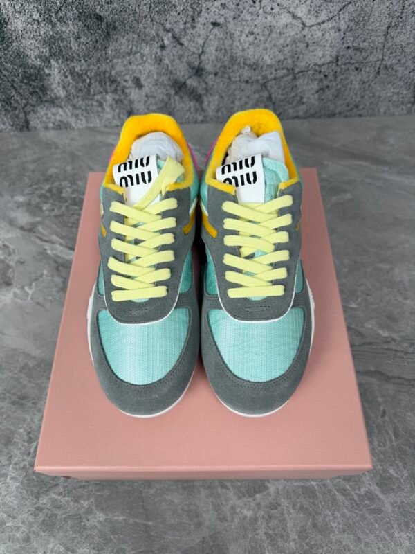 Miu Miu Gymnasium Sneaker 'Anise Fuchsia'