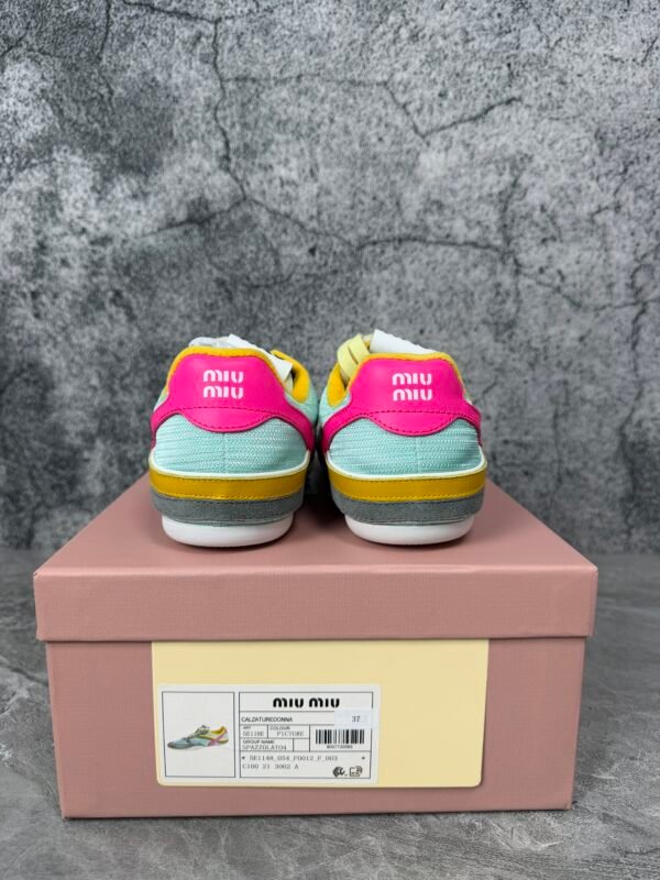 Miu Miu Gymnasium Sneaker 'Anise Fuchsia'