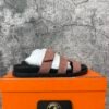 Hermes Chypre Sandal Rose Antique Suede Goatskin