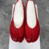 Maison Margiela Tabi red