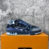 Louis Vuitton LV Trainer Blue Patchwork Monogram Denim