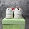 OFF-WHITE Out Of Office "OOO" Low Tops For Walking White White Red FW21