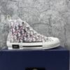 Dior B23 High Top Red Blue Oblique