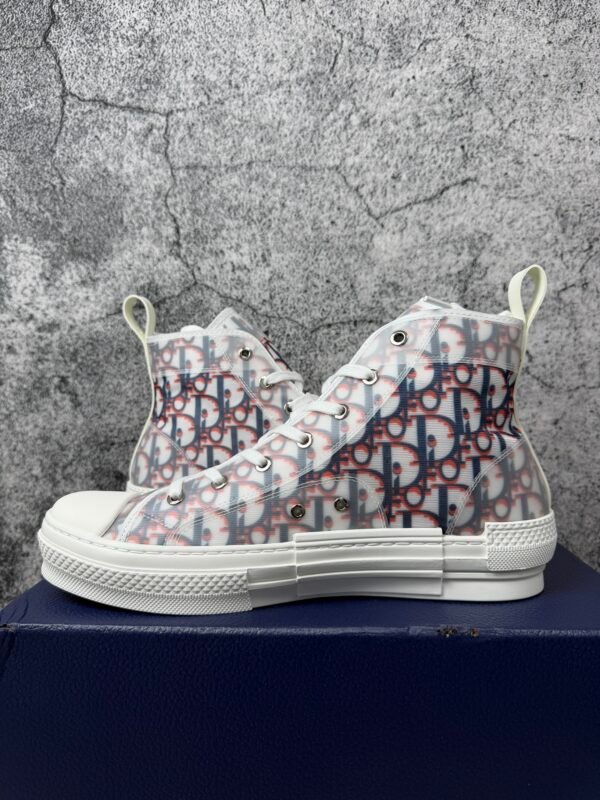 Dior B23 High Top Red Blue Oblique