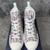 Dior B23 High Top Red Blue Oblique
