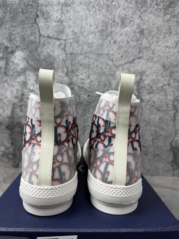 Dior B23 High Top Red Blue Oblique