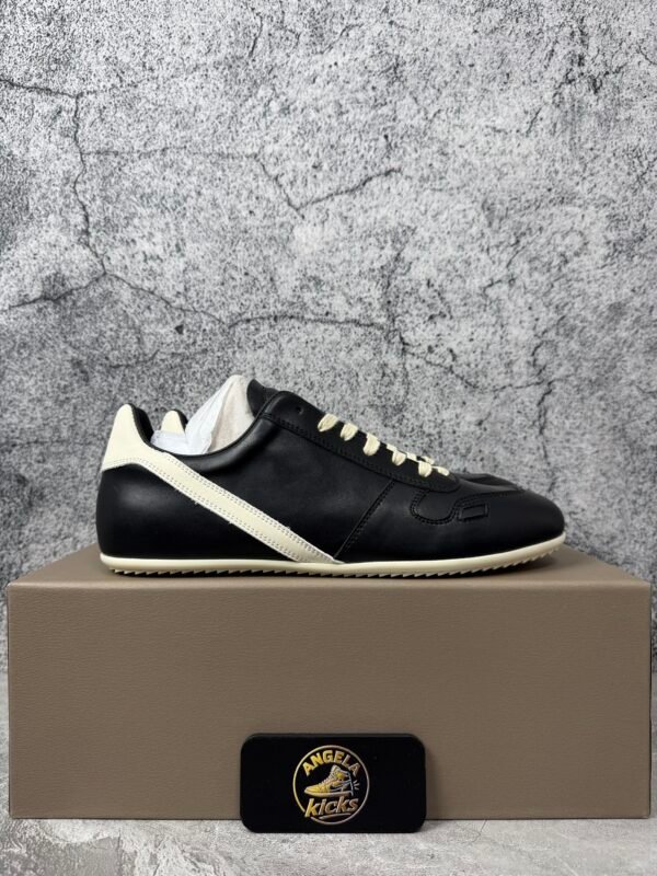 Rick Owens Concordians Minimal Sneaker Black Milk