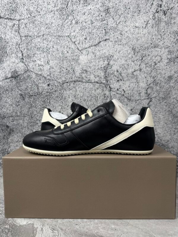 Rick Owens Concordians Minimal Sneaker Black Milk