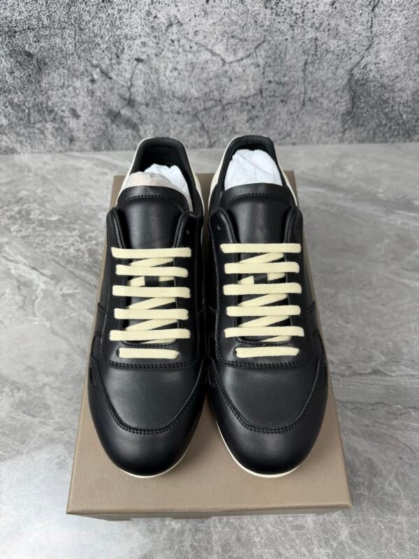 Rick Owens Concordians Minimal Sneaker Black Milk