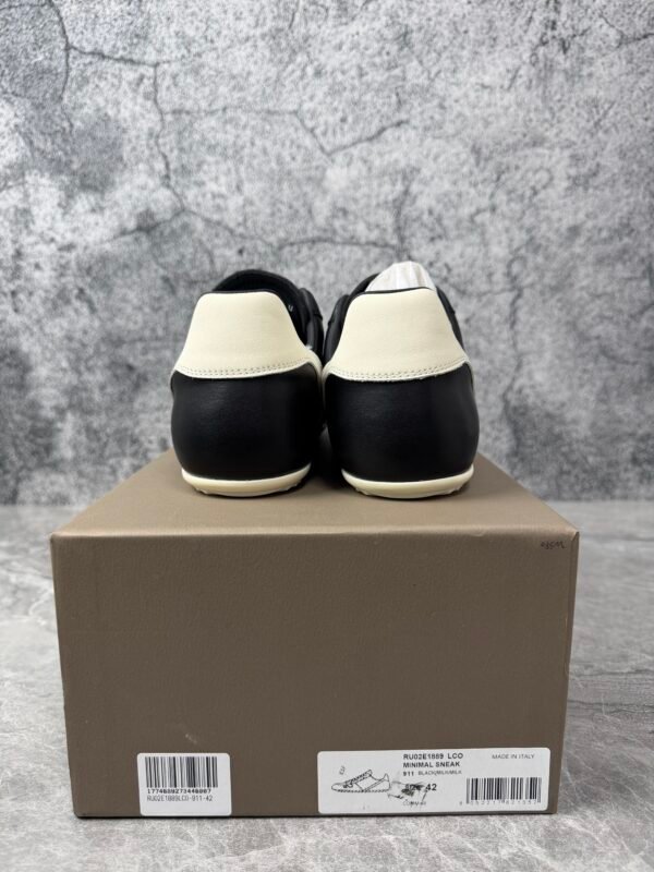 Rick Owens Concordians Minimal Sneaker Black Milk