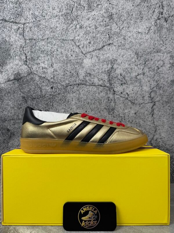 adidas x Gucci Gazelle Metallic Gold
