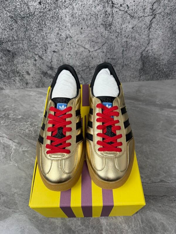 adidas x Gucci Gazelle Metallic Gold