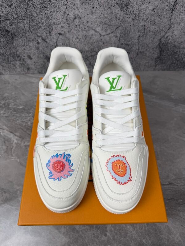 Louis Vuitton x Yayoi Kusama Trainer White Print