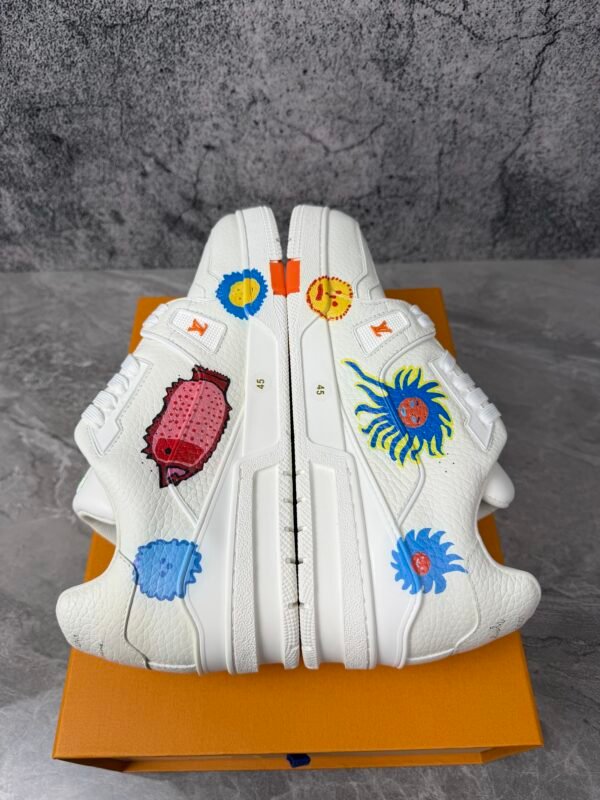 Louis Vuitton x Yayoi Kusama Trainer White Print