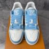 Louis Vuitton Trainer Low White Sky Blue