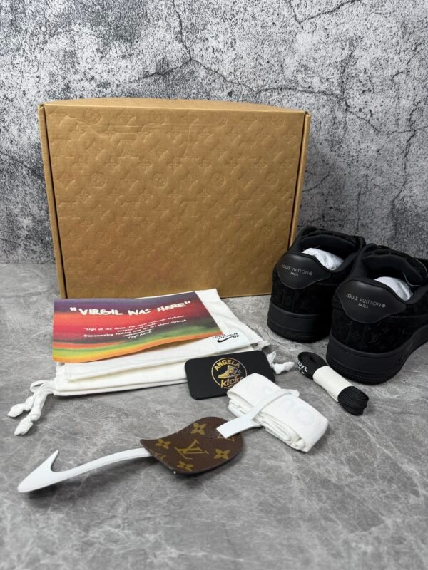 Louis Vuitton Nike Air Force 1 Low By Virgil Abloh Black