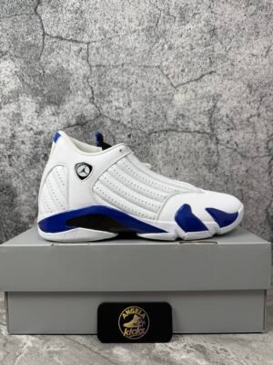 Jordan 14 Retro White Hyper Royal