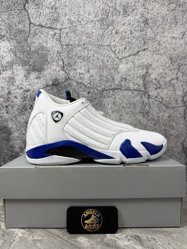 Jordan 14 Retro White Hyper Royal