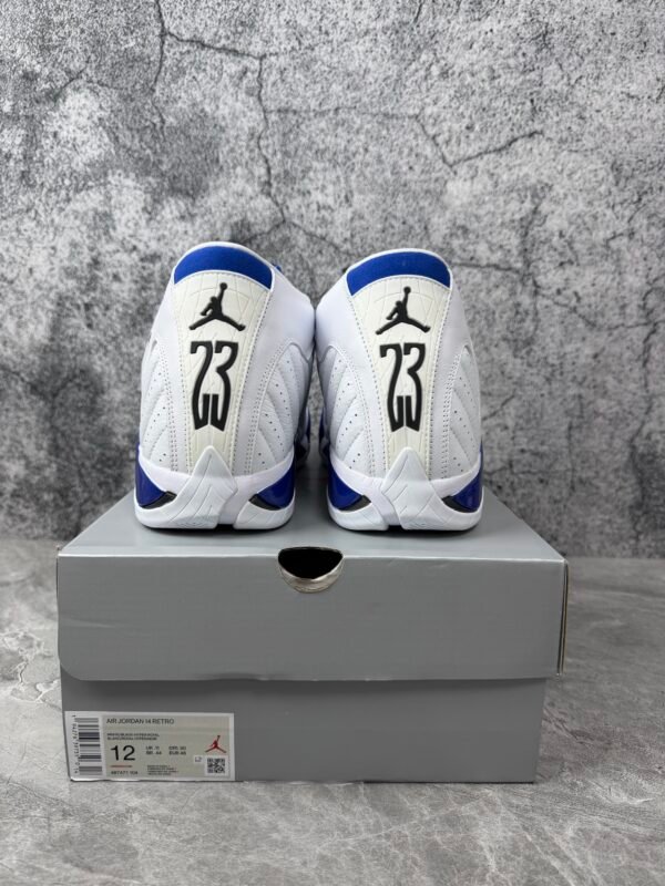 Jordan 14 Retro White Hyper Royal