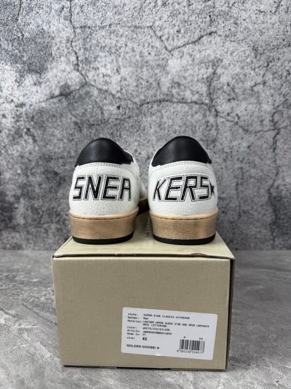 Golden Goose Ball Star White Black SS25